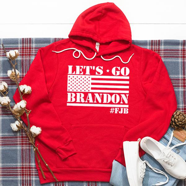 Let's Go Brandon Hoodie Military Green, Premium Hoodie