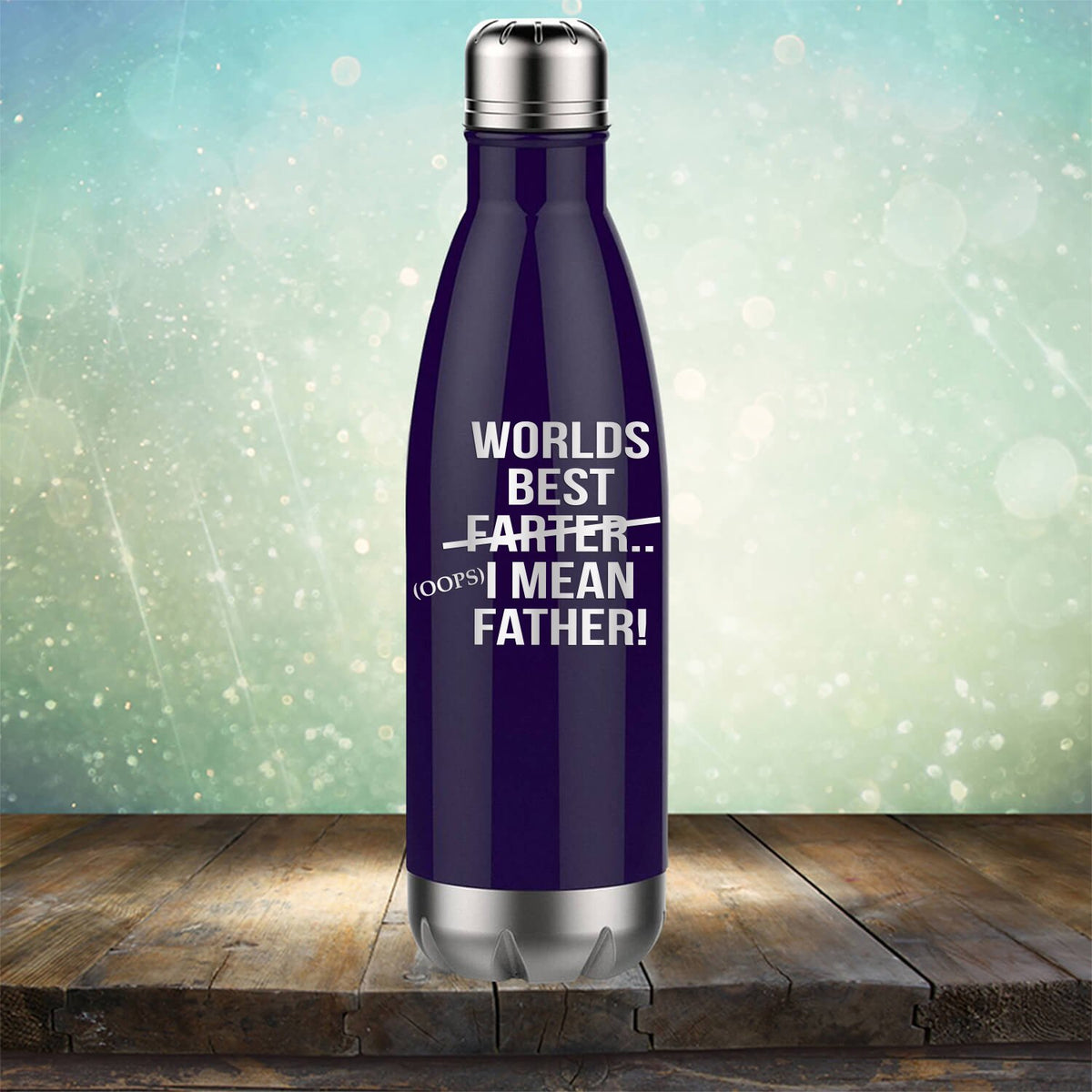 Worlds Best Farter... I Mean Father - Laser Etched Tumbler Mug