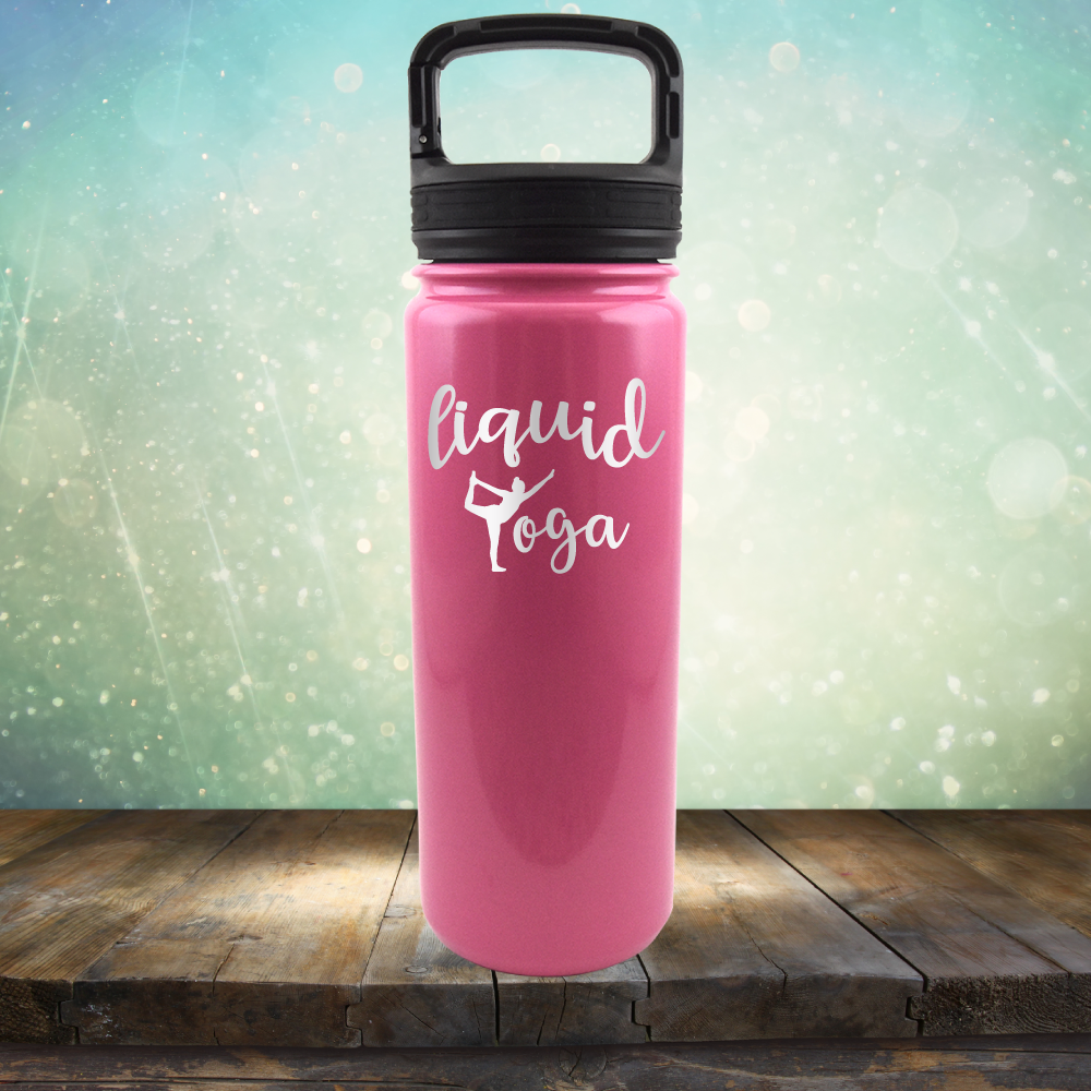 Liquid Yoga - Laser Etched Tumbler Mug