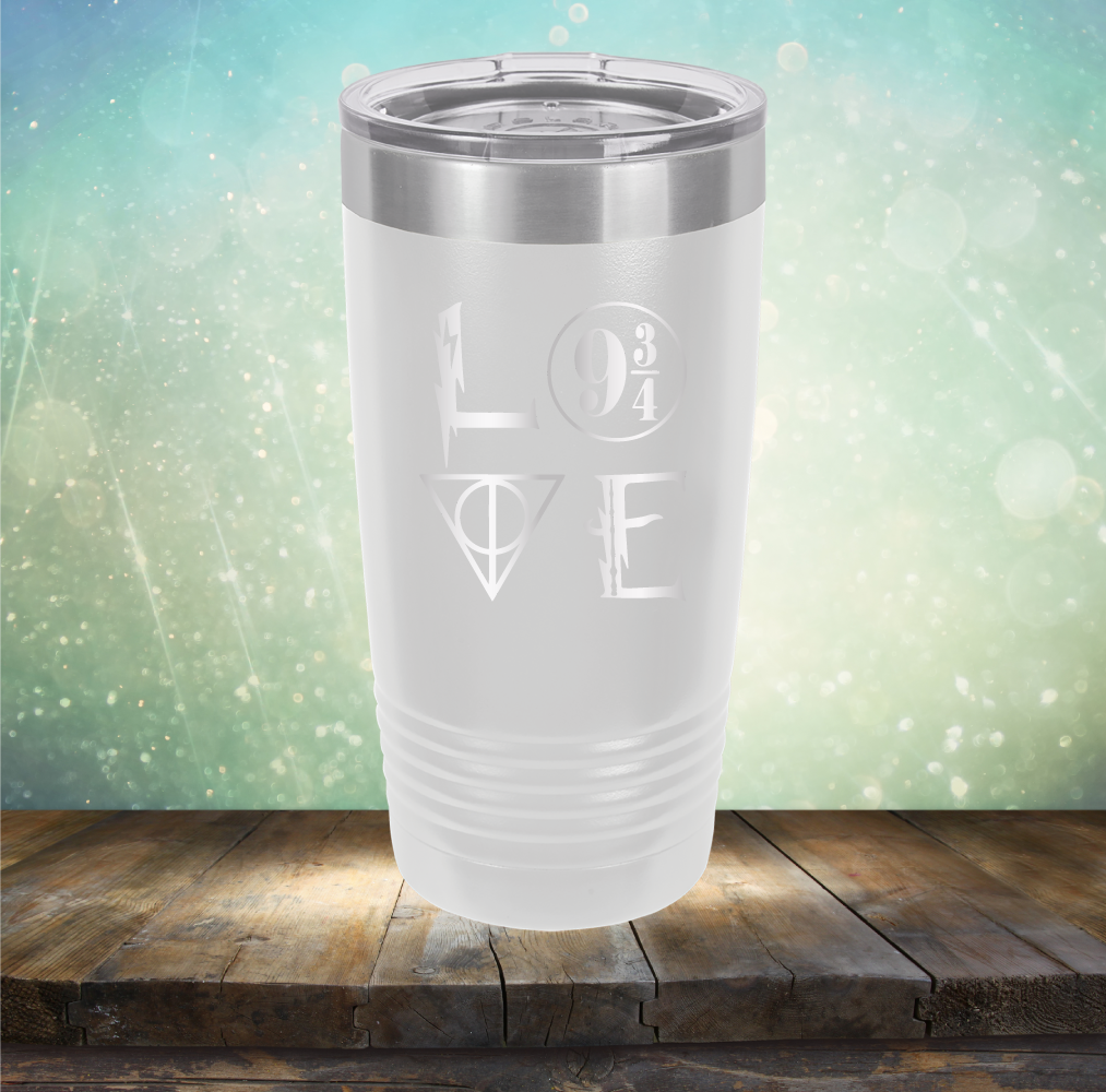HP Love - Laser Etched Tumbler Mug