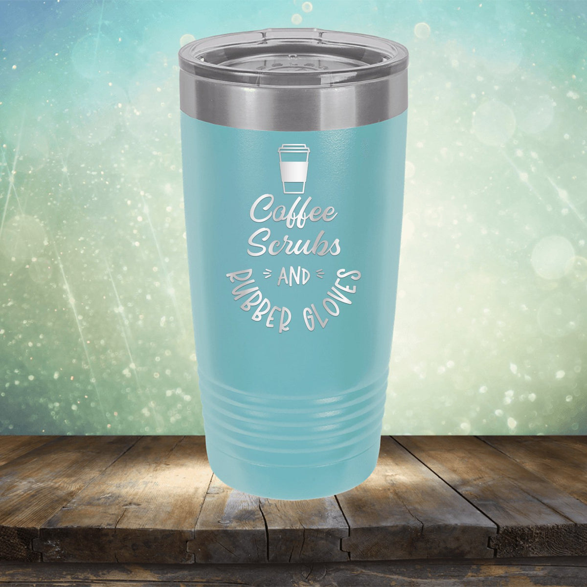 We Stay at Work for You Stay at Home for Us - Laser Etched Tumbler Mug