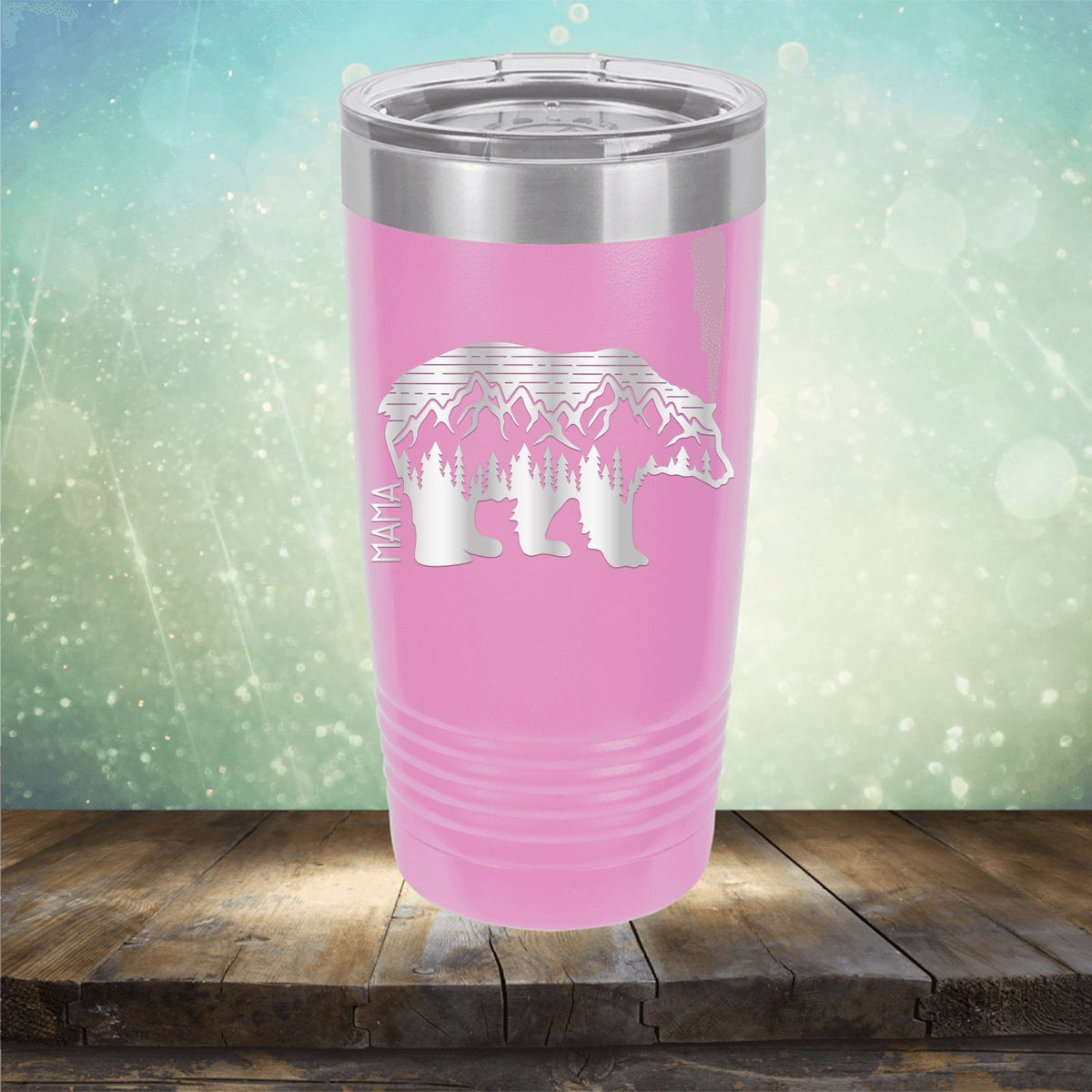 Mom Tumbler w/Kid Names-Mother's Day Gift-Mama Bear-New Mom Gift