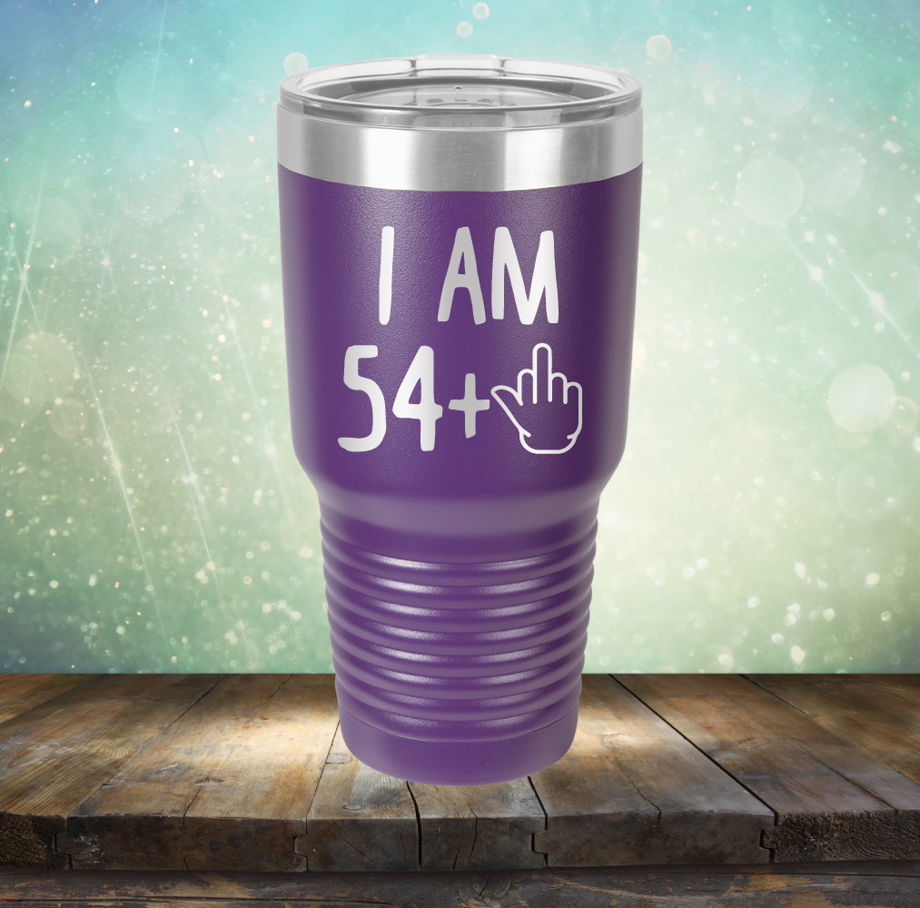 I Am 54 plus 1 - Laser Etched Tumbler Mug