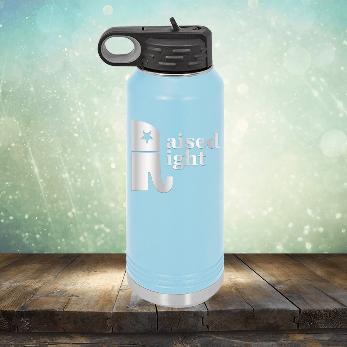 Blue Baby Elephant Thermos Bottle