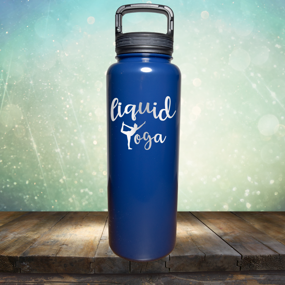 Liquid Yoga - Laser Etched Tumbler Mug