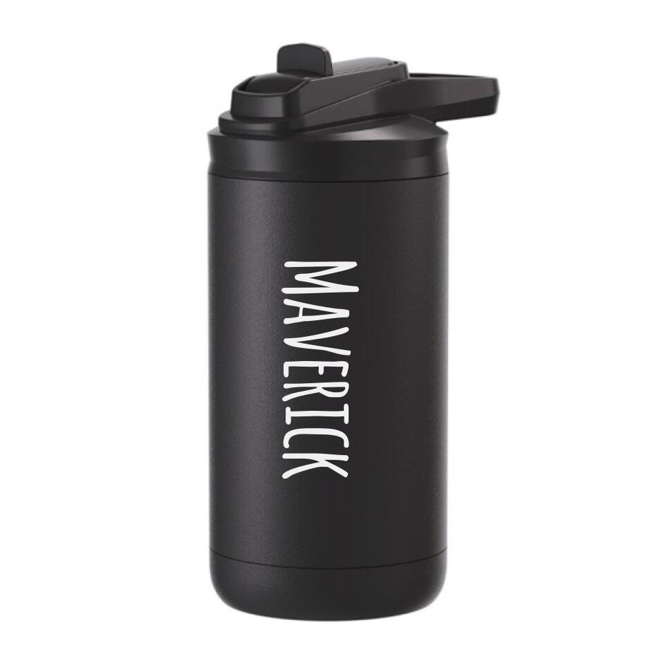 Personalized Name - Kids Water Bottle - Vertical