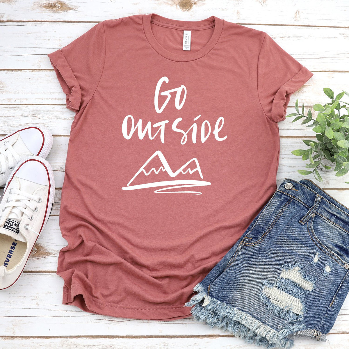 Go Outside - Short Sleeve Tee Shirt