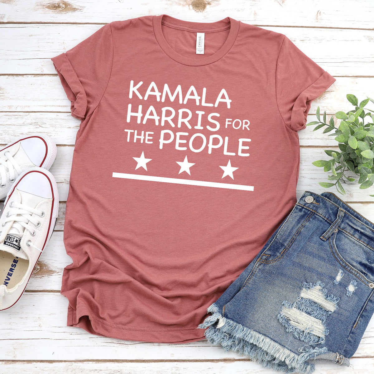 Kamala Harris For The People - Short Sleeve Tee Shirt