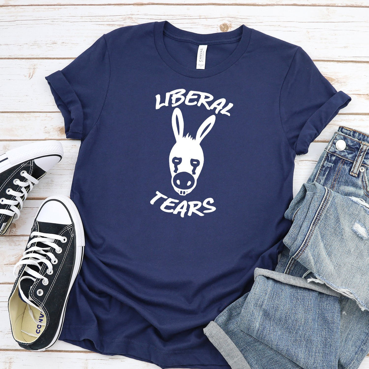 Liberal Tears Donkey - Short Sleeve Tee Shirt