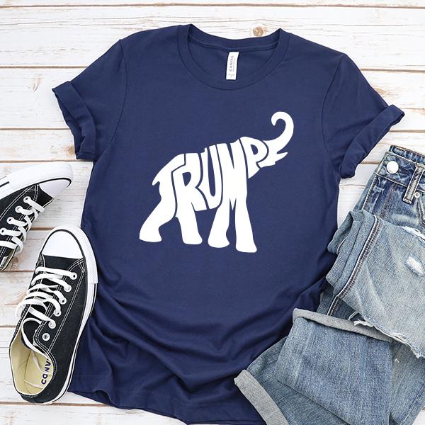 Trump Elephant - Short Sleeve Tee Shirt