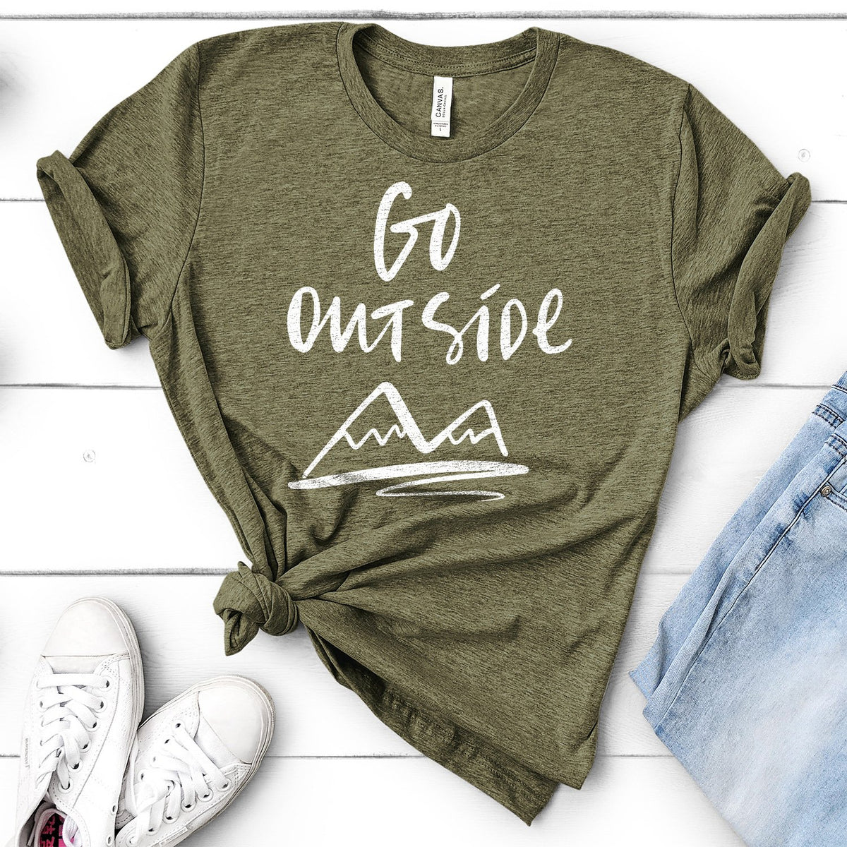 Go Outside - Short Sleeve Tee Shirt