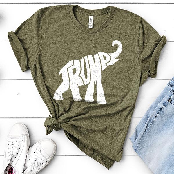 Trump Elephant - Short Sleeve Tee Shirt