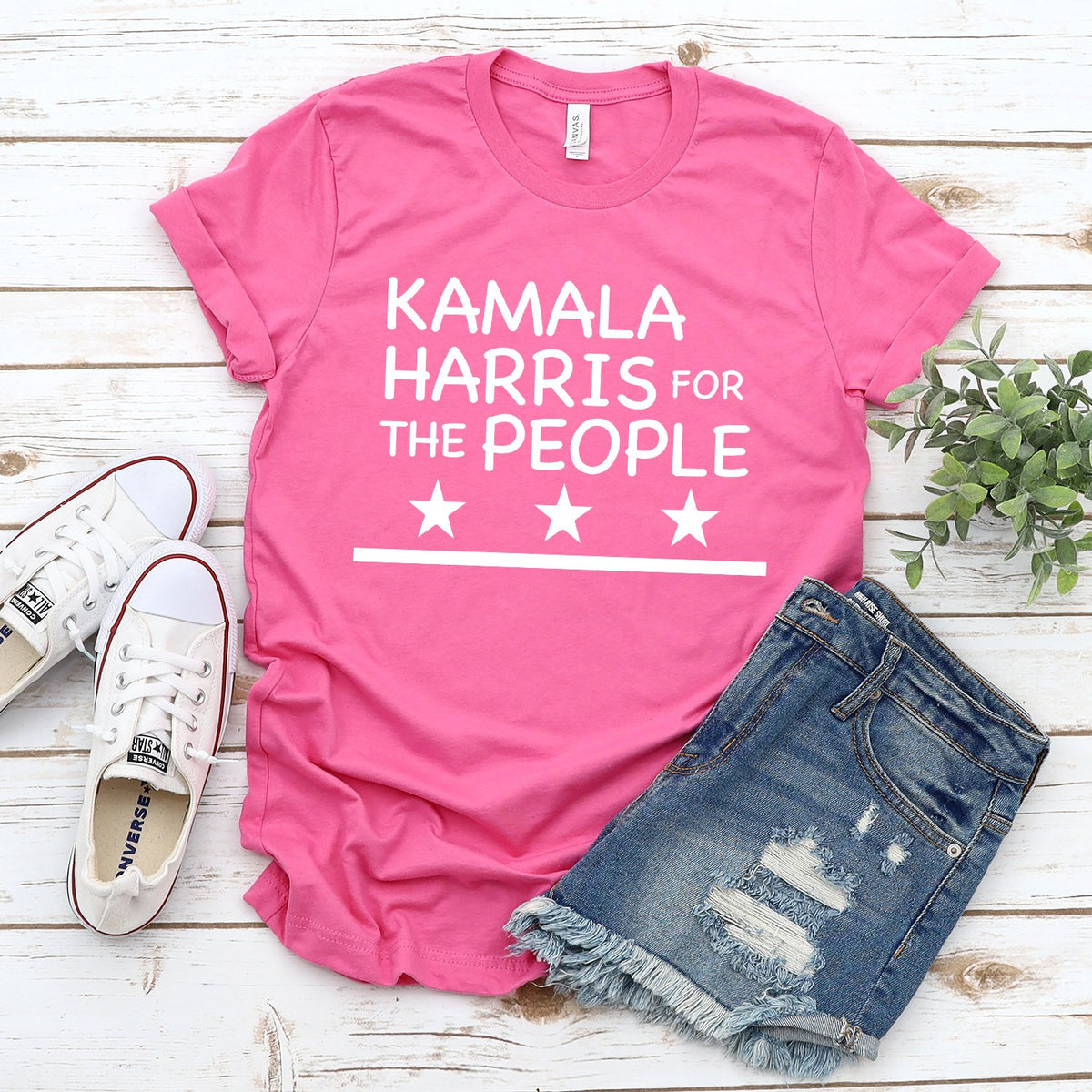 Kamala Harris For The People - Short Sleeve Tee Shirt