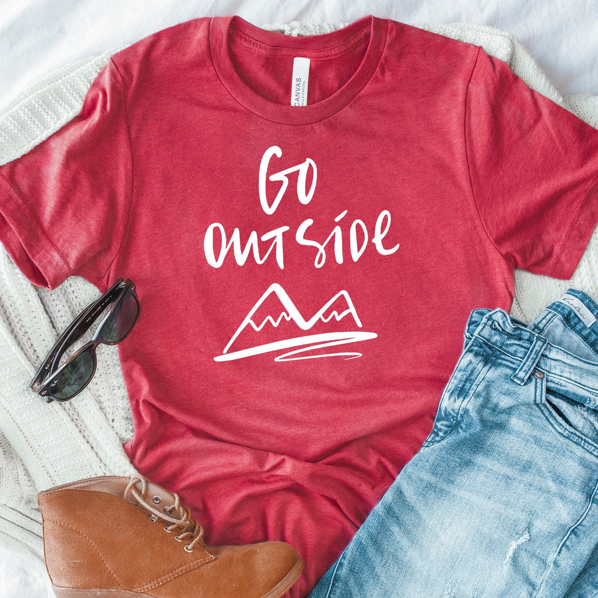 Go Outside - Short Sleeve Tee Shirt