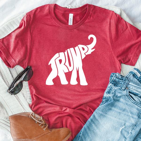 Trump Elephant - Short Sleeve Tee Shirt