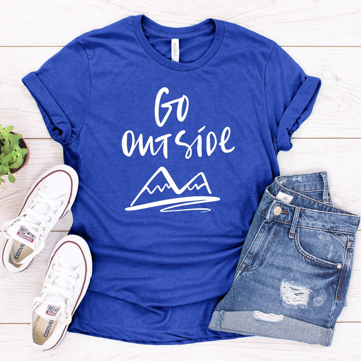 Go Outside - Short Sleeve Tee Shirt