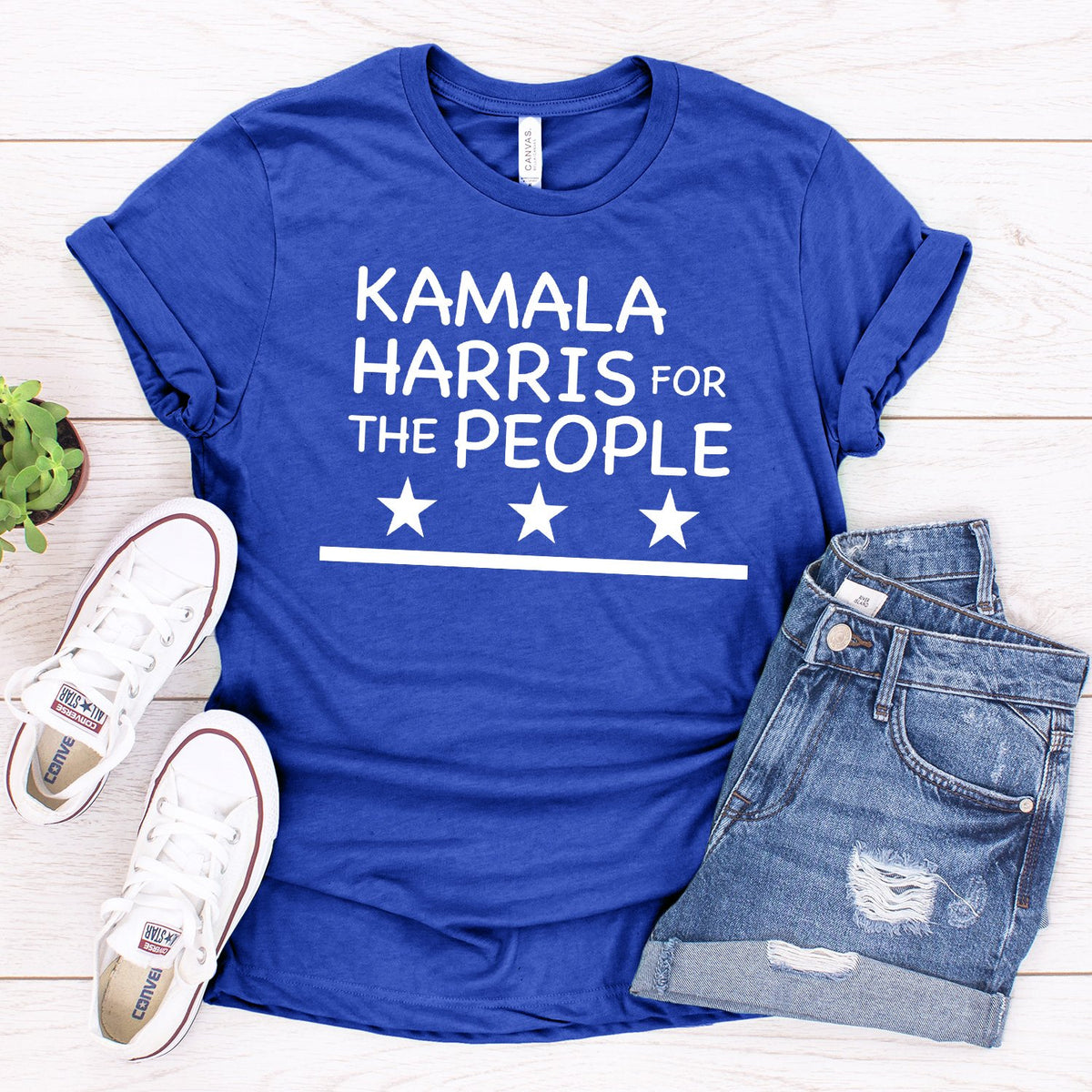 Kamala Harris For The People - Short Sleeve Tee Shirt