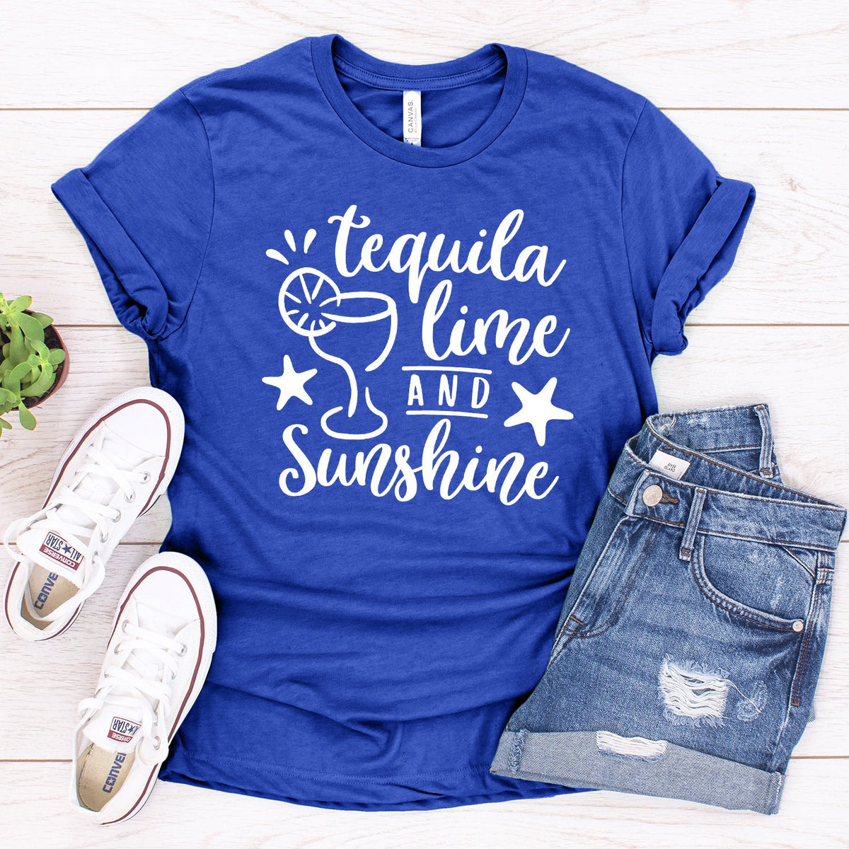 Tequila Lime and Sunshine - Short Sleeve Tee Shirt