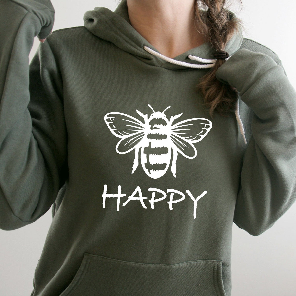 Bee Happy - Hoodie Sweatshirt