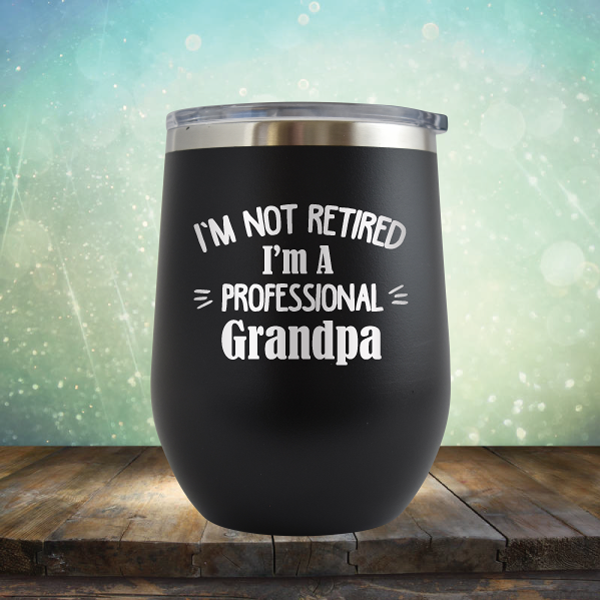 Professional Grandpa - Stemless Wine Cup