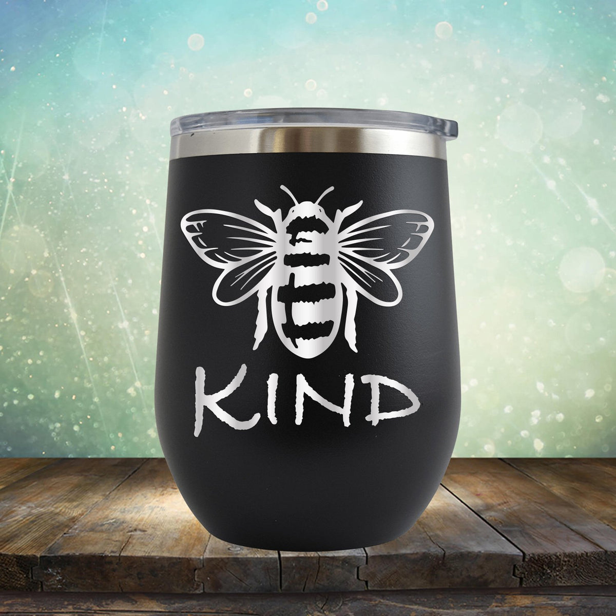 Bee Kind - Stemless Wine Cup