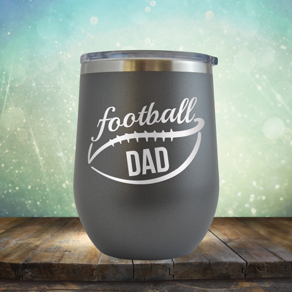 Football Dad - Stemless Wine Cup