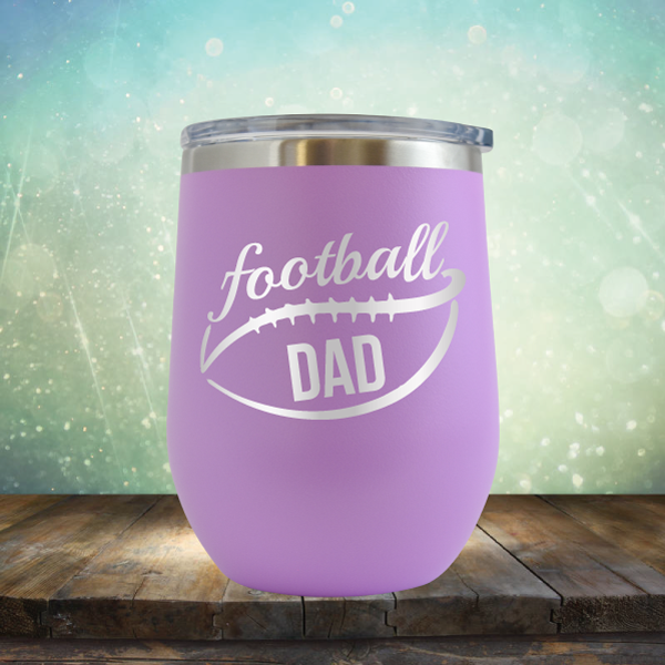 Football Dad - Stemless Wine Cup