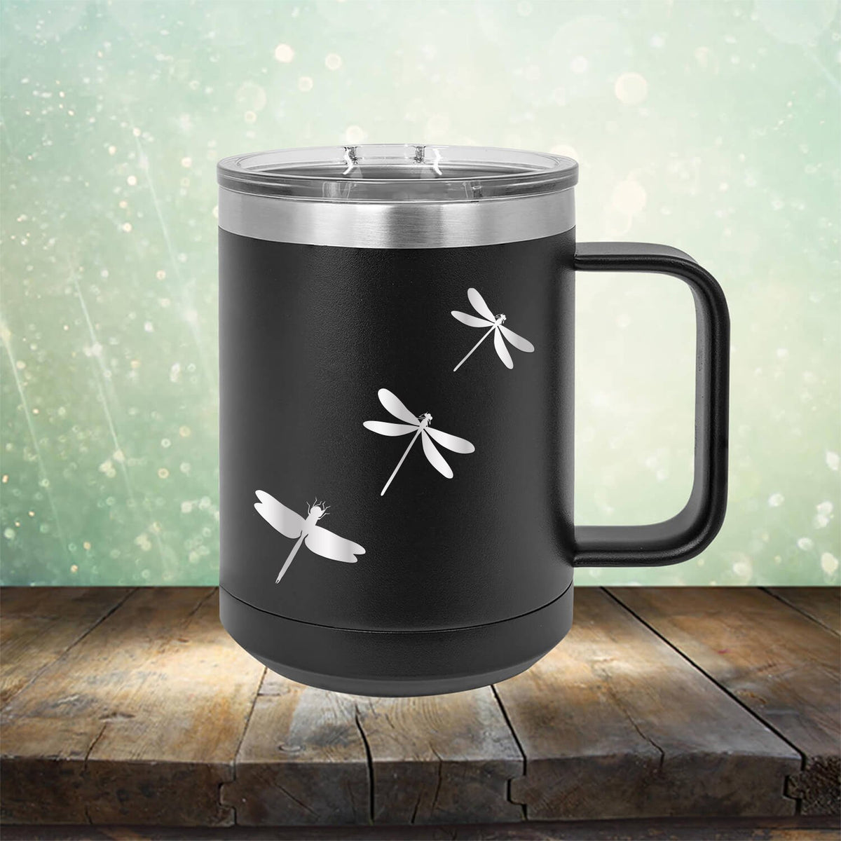 Dragonflies - Laser Etched Tumbler Mug