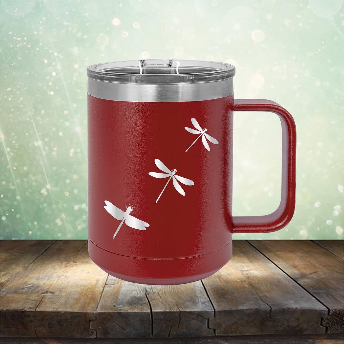 Dragonflies - Laser Etched Tumbler Mug