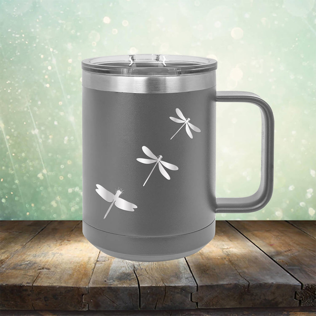 Dragonflies - Laser Etched Tumbler Mug