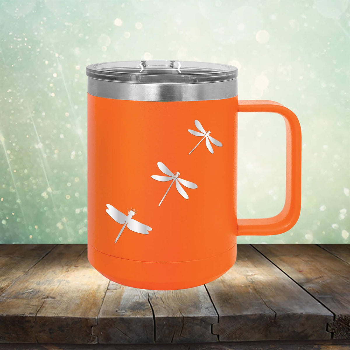 Dragonflies - Laser Etched Tumbler Mug