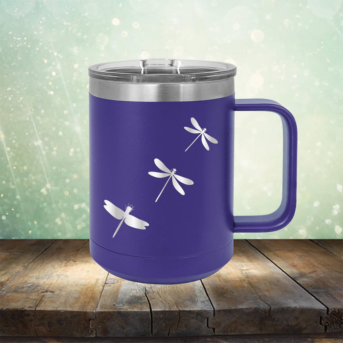 Dragonflies - Laser Etched Tumbler Mug