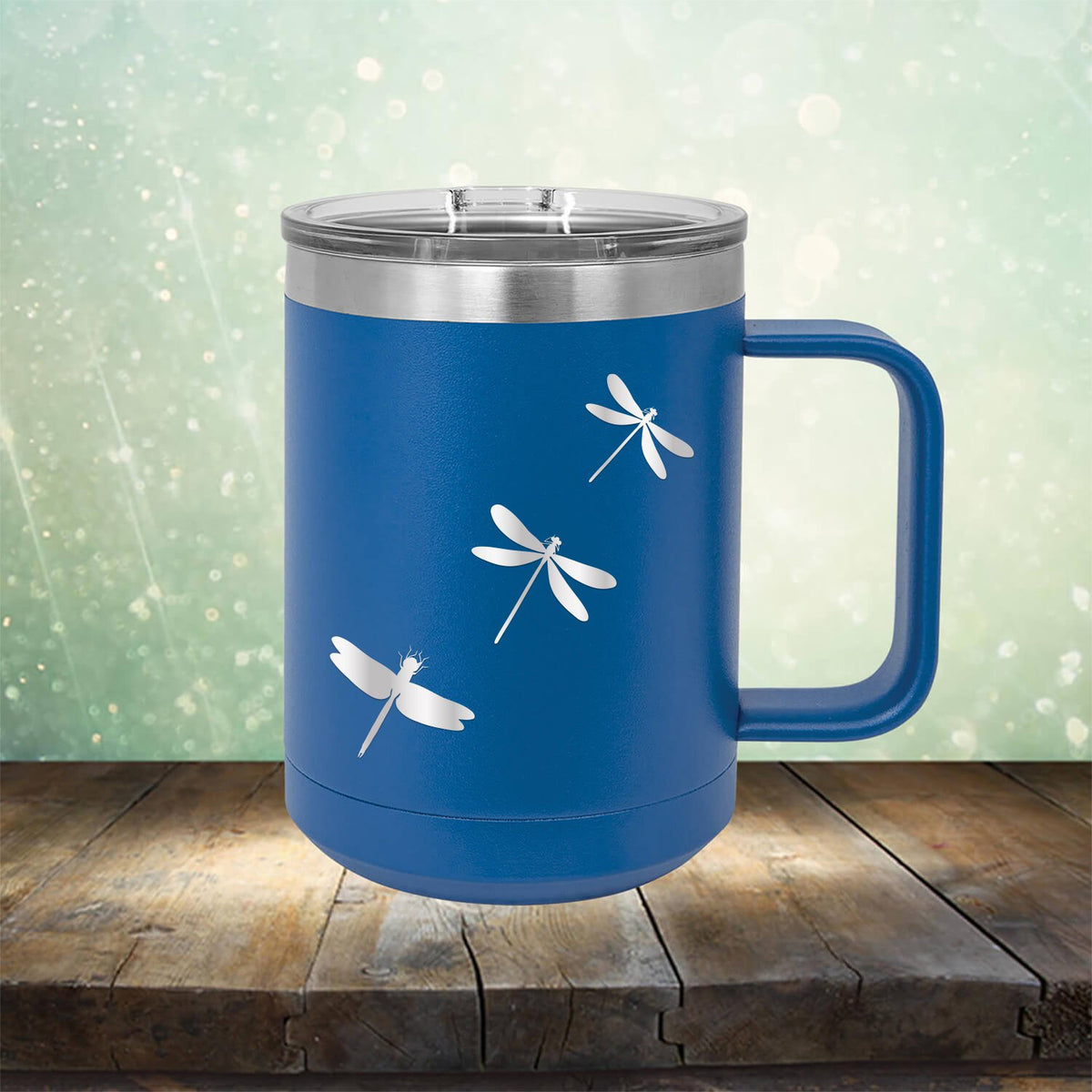 Dragonflies - Laser Etched Tumbler Mug