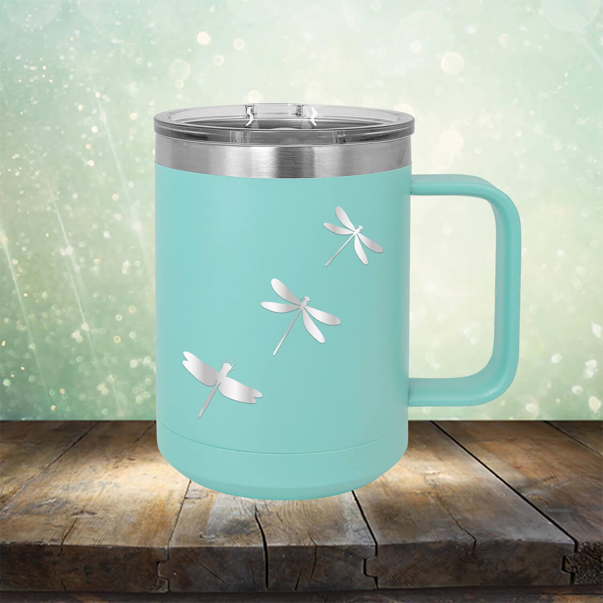 Dragonflies - Laser Etched Tumbler Mug