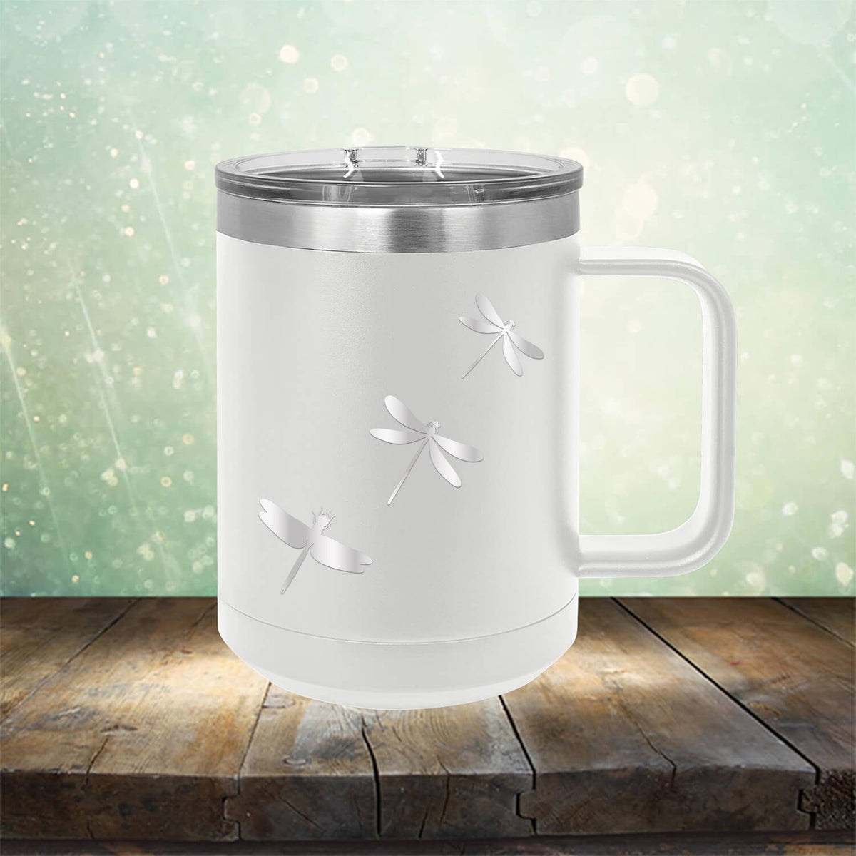 Dragonflies - Laser Etched Tumbler Mug