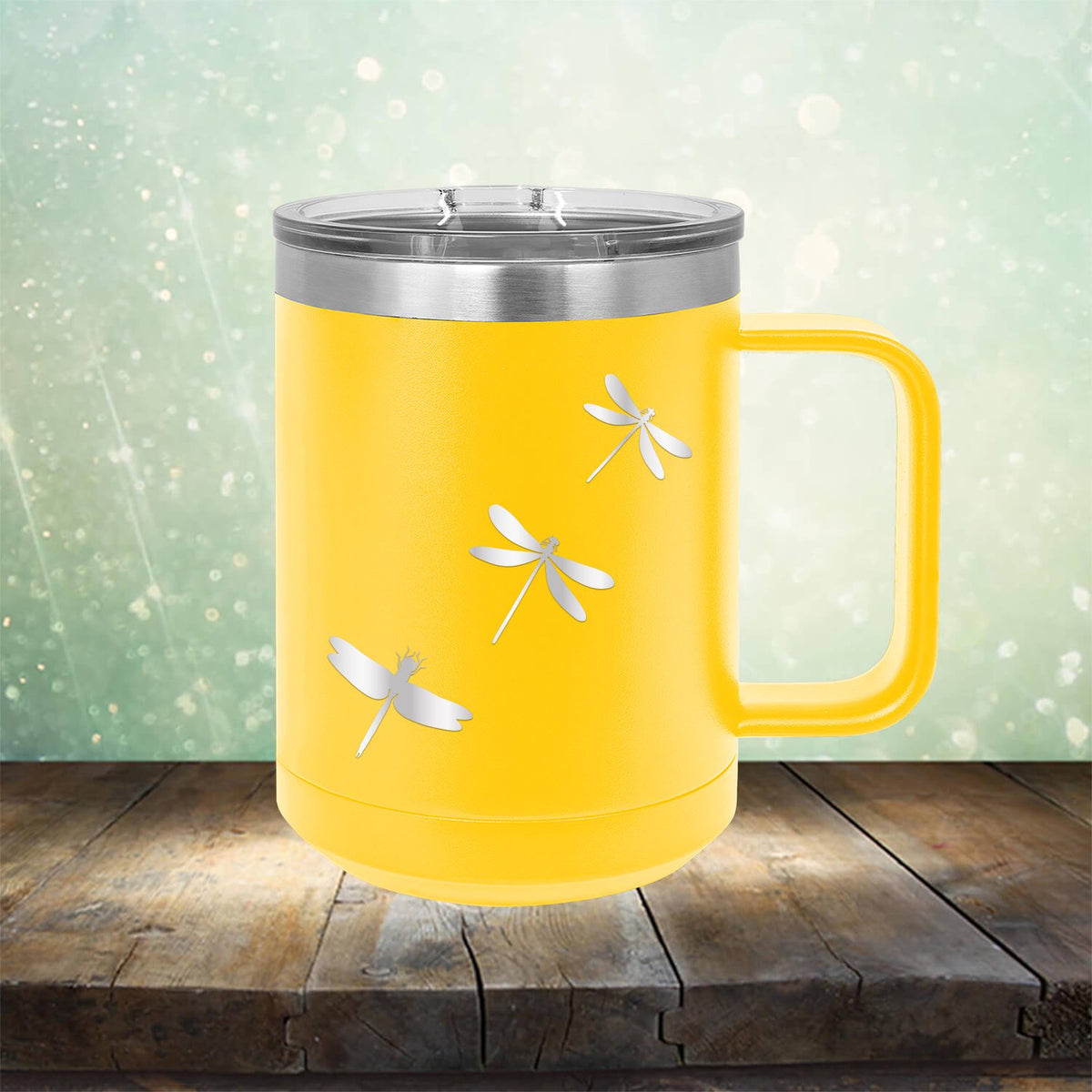 Dragonflies - Laser Etched Tumbler Mug