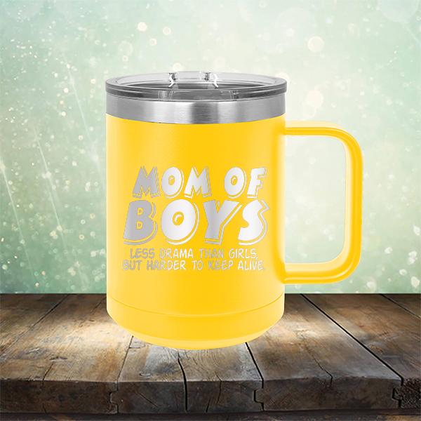 BOY MOM | Personalized Metal Coffee Mug