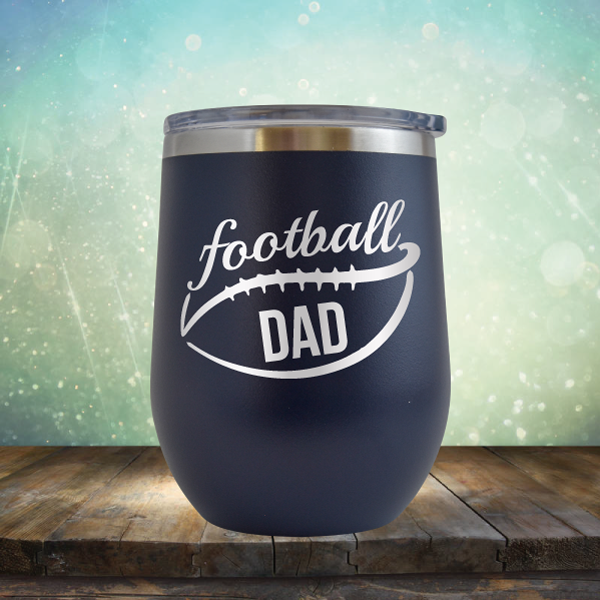 Football Dad - Stemless Wine Cup