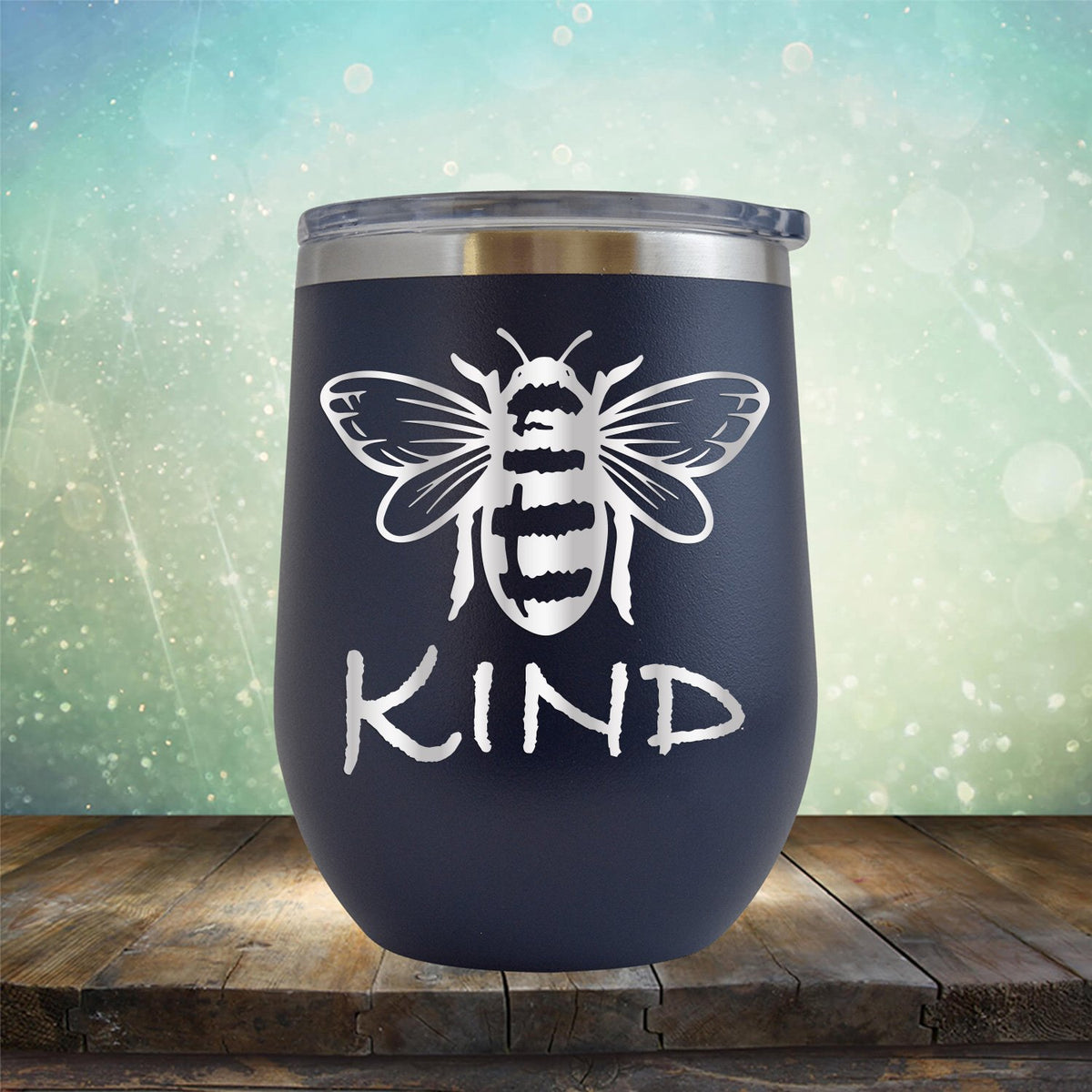 Bee Kind - Stemless Wine Cup