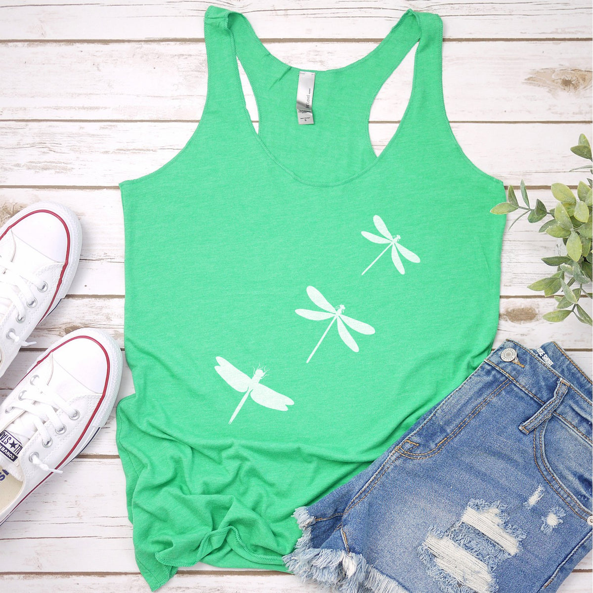 Dragonflies - Tank Top Racerback