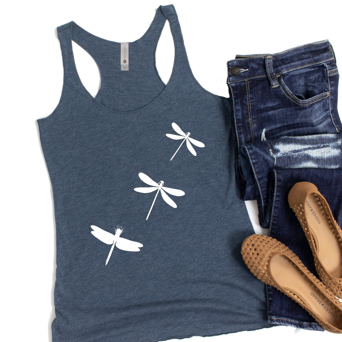 Dragonflies - Tank Top Racerback