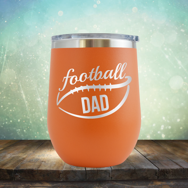 Football Dad - Stemless Wine Cup