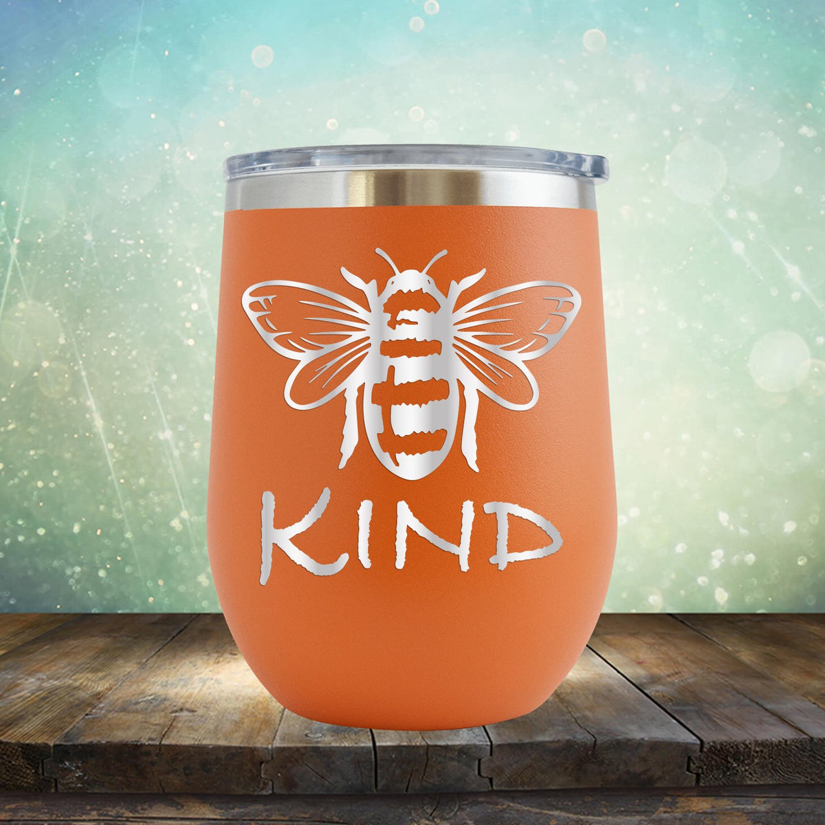 Bee Kind - Stemless Wine Cup