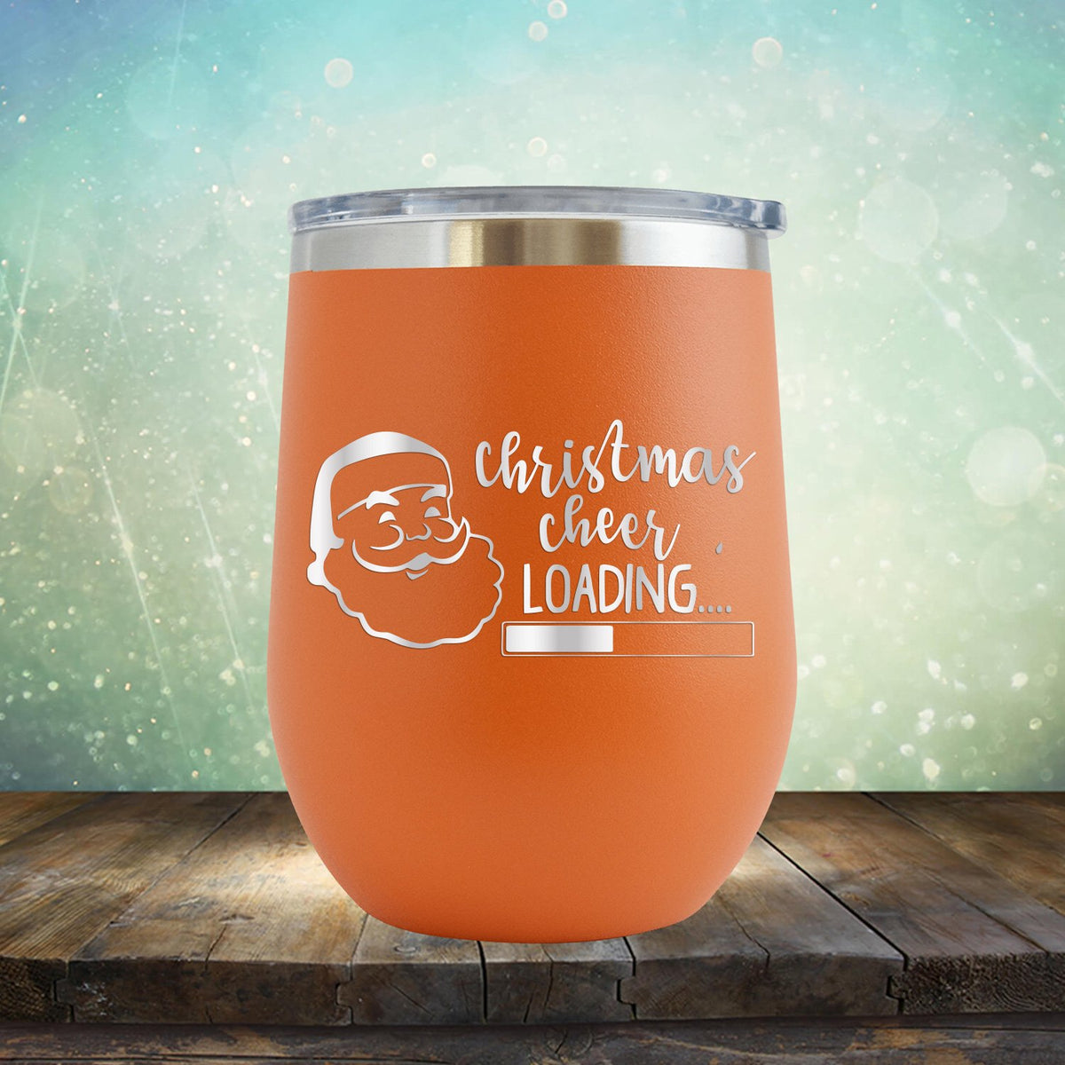 Christmas Cheer Loading - Stemless Wine Cup