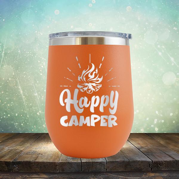 Happy Camper - Stemless Wine Cup