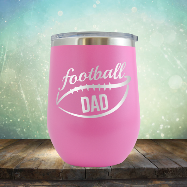 Football Dad - Stemless Wine Cup