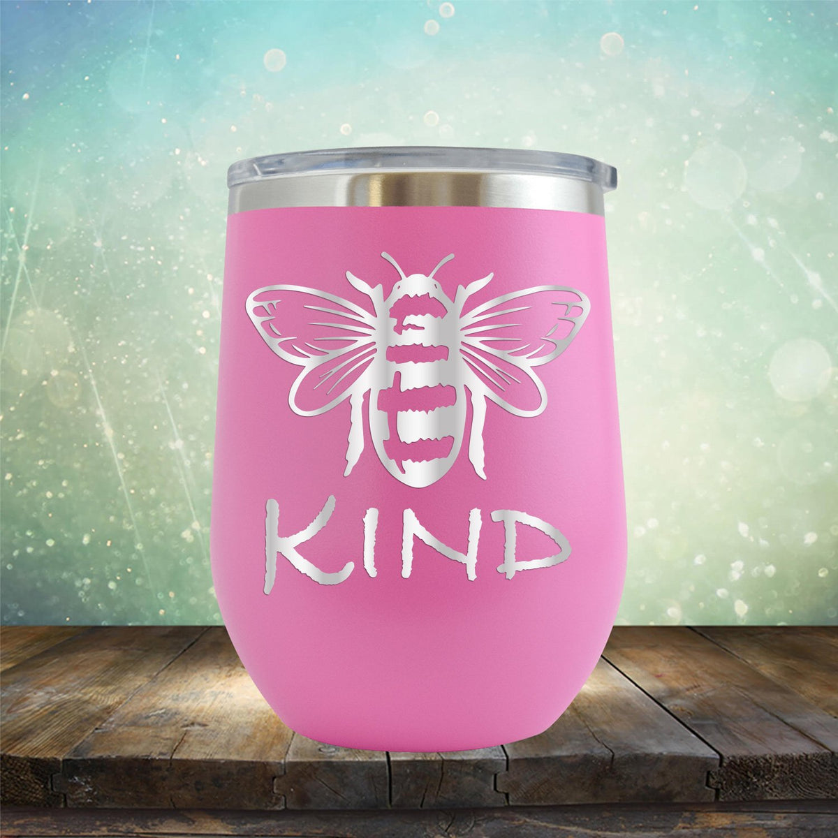 Bee Kind - Stemless Wine Cup