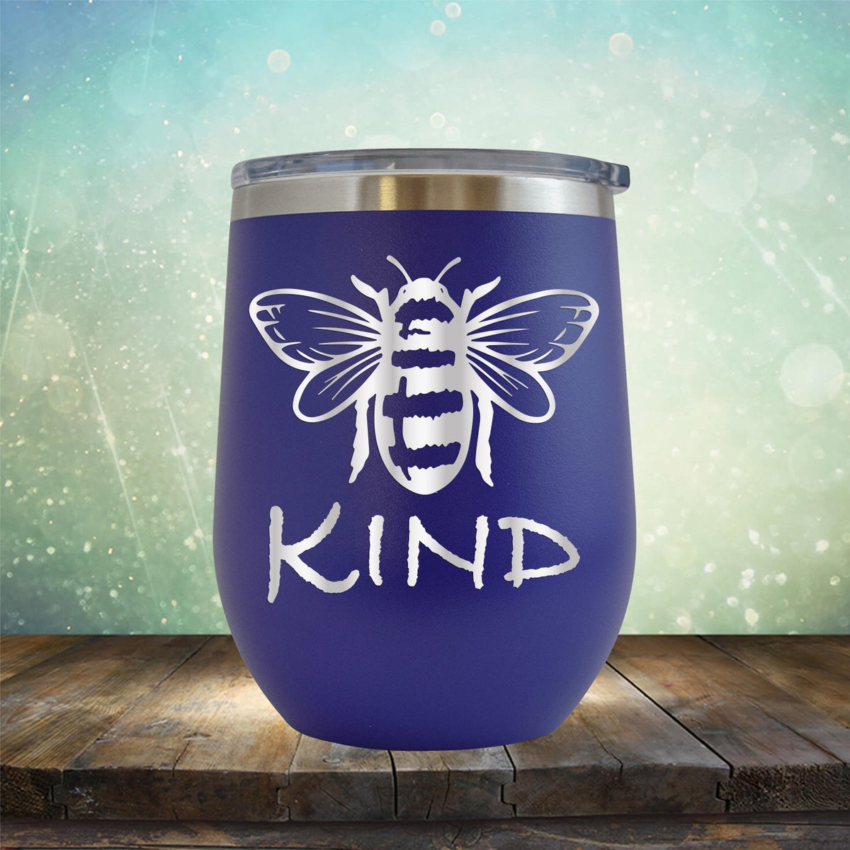 Bee Kind - Stemless Wine Cup