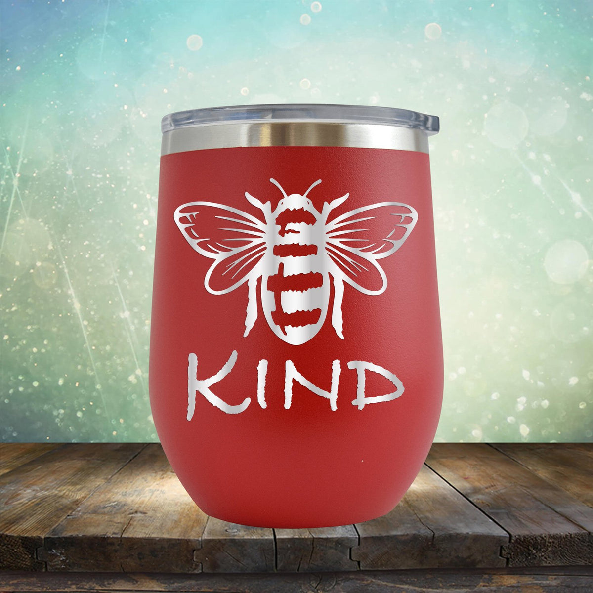 Bee Kind - Stemless Wine Cup