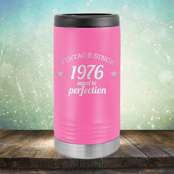Vintage Since 1976 Aged to Perfection 45 Years Old - Laser Etched Tumbler Mug